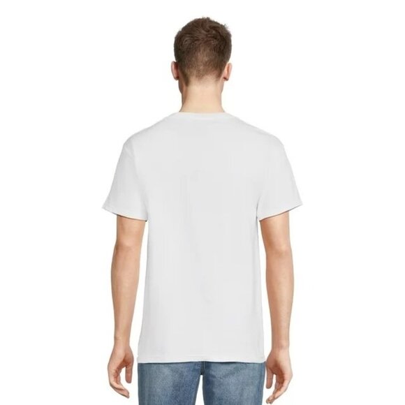 Smurfs Mushrooms Men's Graphic White T-Shirt Red Size 46-48 XL - Picture 5 of 5